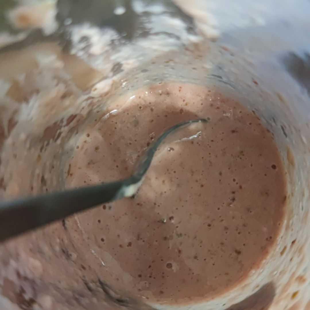 Batido skir fresa y manzana Batido skir fresa y manzana