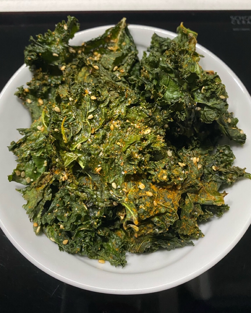 Chips de kale Chips de kale
