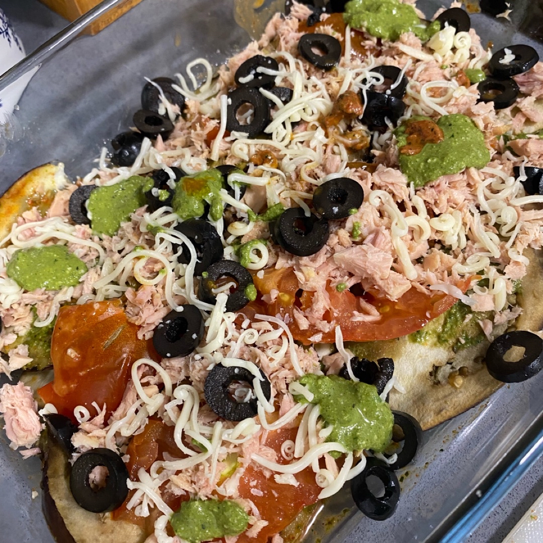 Berenjena con pesto y atún 🍆🌿 Paso 4 Berenjena con pesto y atún 🍆🌿 Paso 4