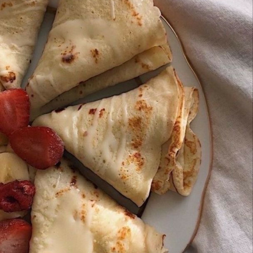crepes de plátano y avena