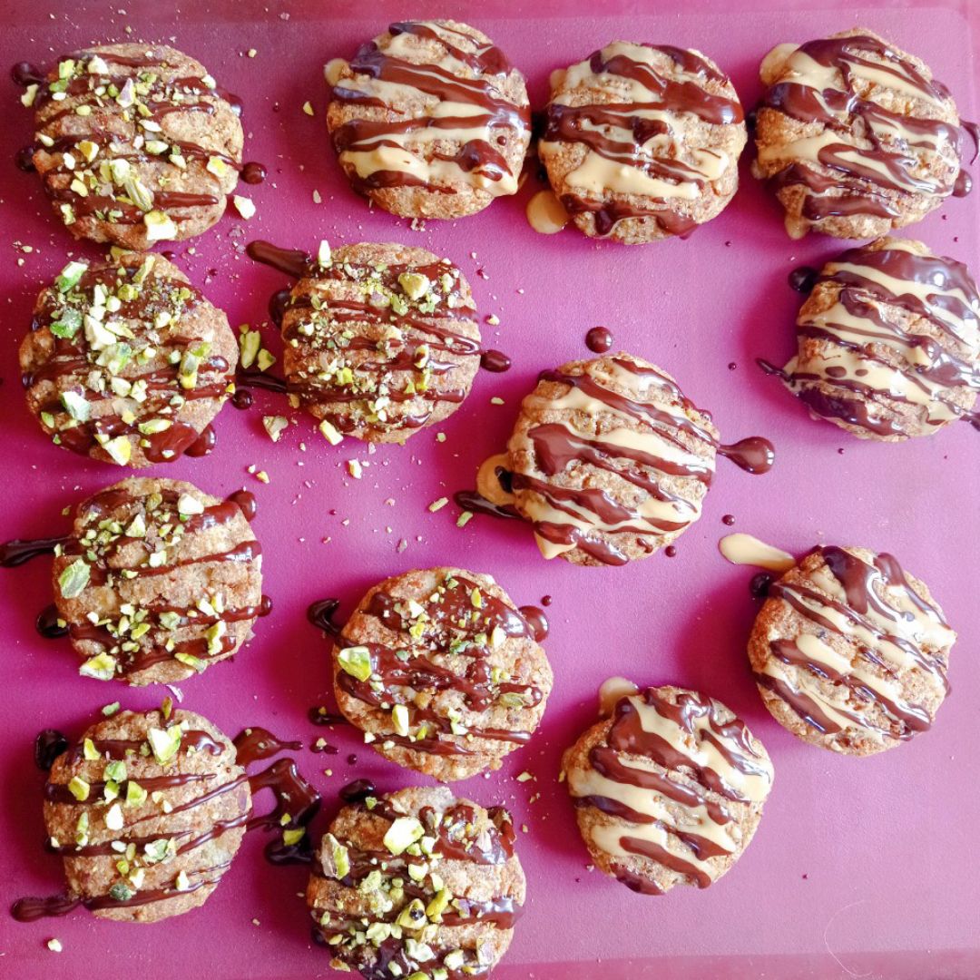 Galletas de maíz, pera 🍐 y almendra 🍪 Paso 6 Galletas de maíz, pera 🍐 y almendra 🍪 Paso 6
