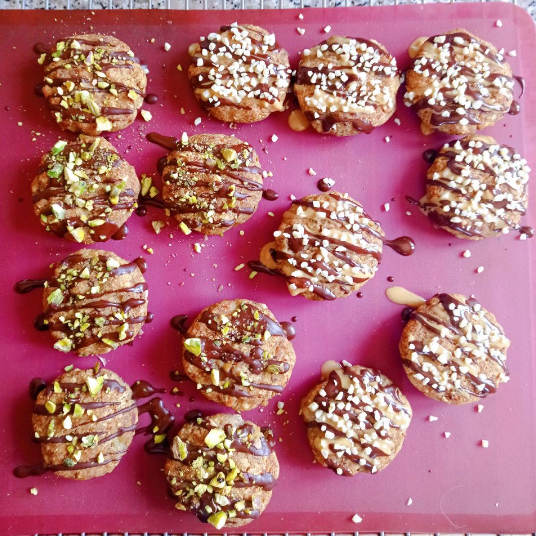 Galletas de maíz, pera 🍐 y almendra 🍪 Paso 7 Galletas de maíz, pera 🍐 y almendra 🍪 Paso 7