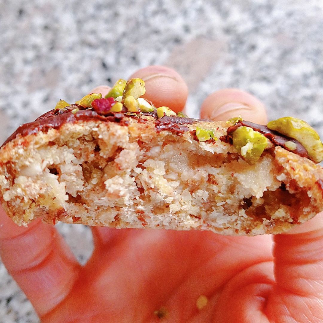Galletas de maíz, pera 🍐 y almendra 🍪 Paso 8 Galletas de maíz, pera 🍐 y almendra 🍪 Paso 8