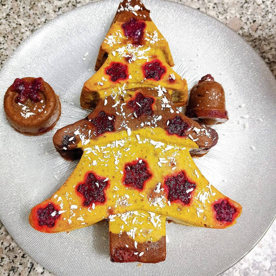 Bizcocho navideño 🎄 de calabaza 🎃 y chocolate 🍫
