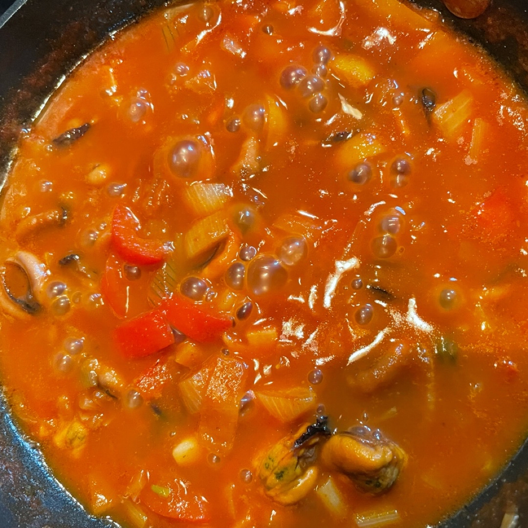 SALSA CASERA de marisco (receta de la autora) 😎 Paso 2 SALSA CASERA de marisco (receta de la autora) 😎 Paso 2