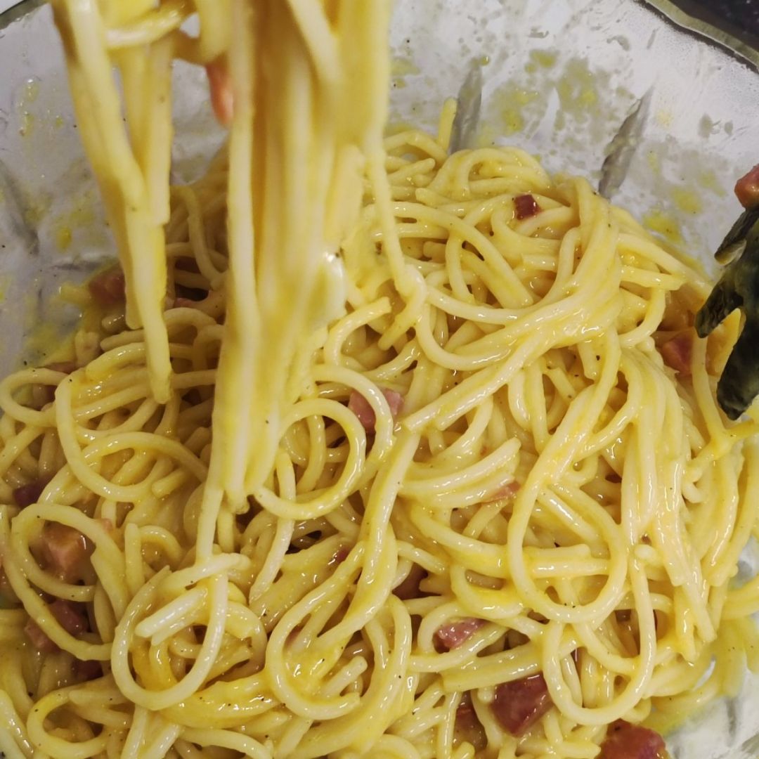 Espaguetis a la carbonara napolitana 🍝Step 0