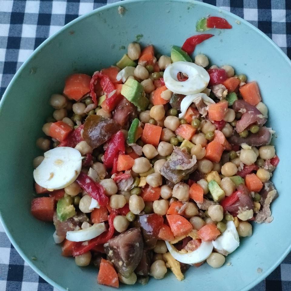 Ensalada de garbanzos Ensalada de garbanzos