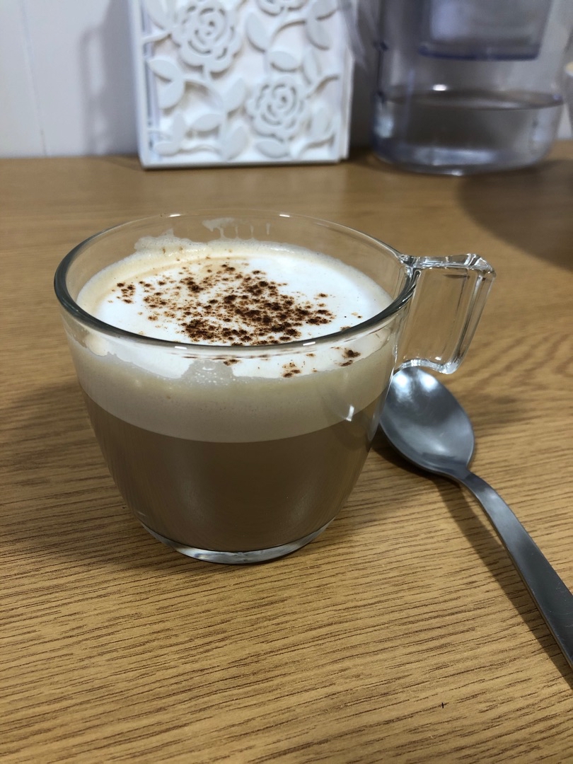 Café con leche sin lactosa y canela ☕️ Café con leche sin lactosa y canela ☕️
