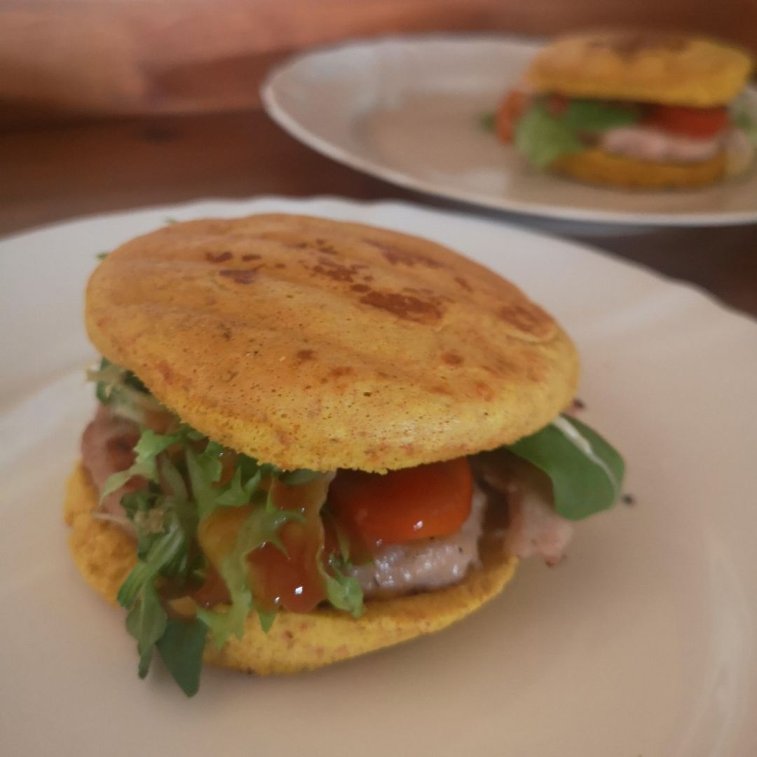 Hamburguesa de pollo Hamburguesa de pollo