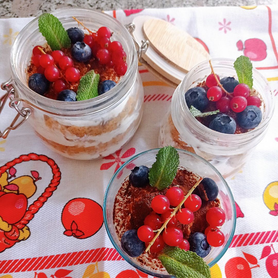 Tiramisú en vasitos ❤️ Tiramisú en vasitos ❤️