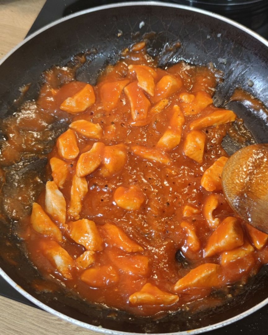 Ñoquis (Gnocchis) con tomate y proteínas 🥰Step 0