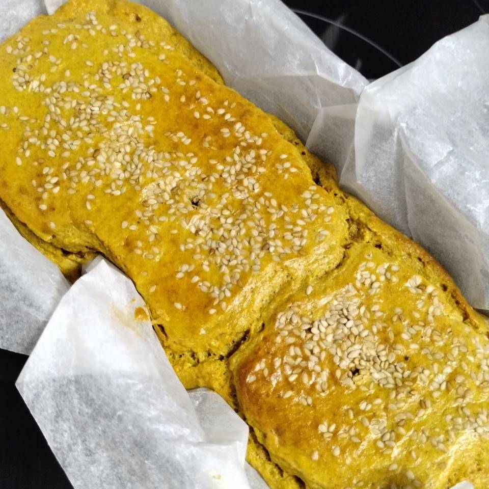Pan de molde de calabaza sin gluten Pan de molde de calabaza sin gluten