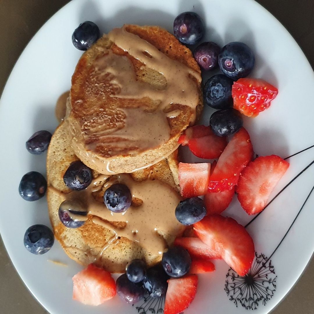 Tortitas de manzana y avena