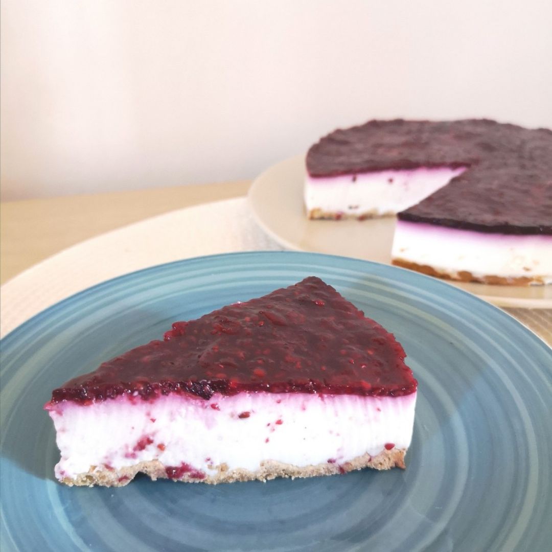TARTA DE QUESO SALUDABLE🧀🍰 TARTA DE QUESO SALUDABLE🧀🍰
