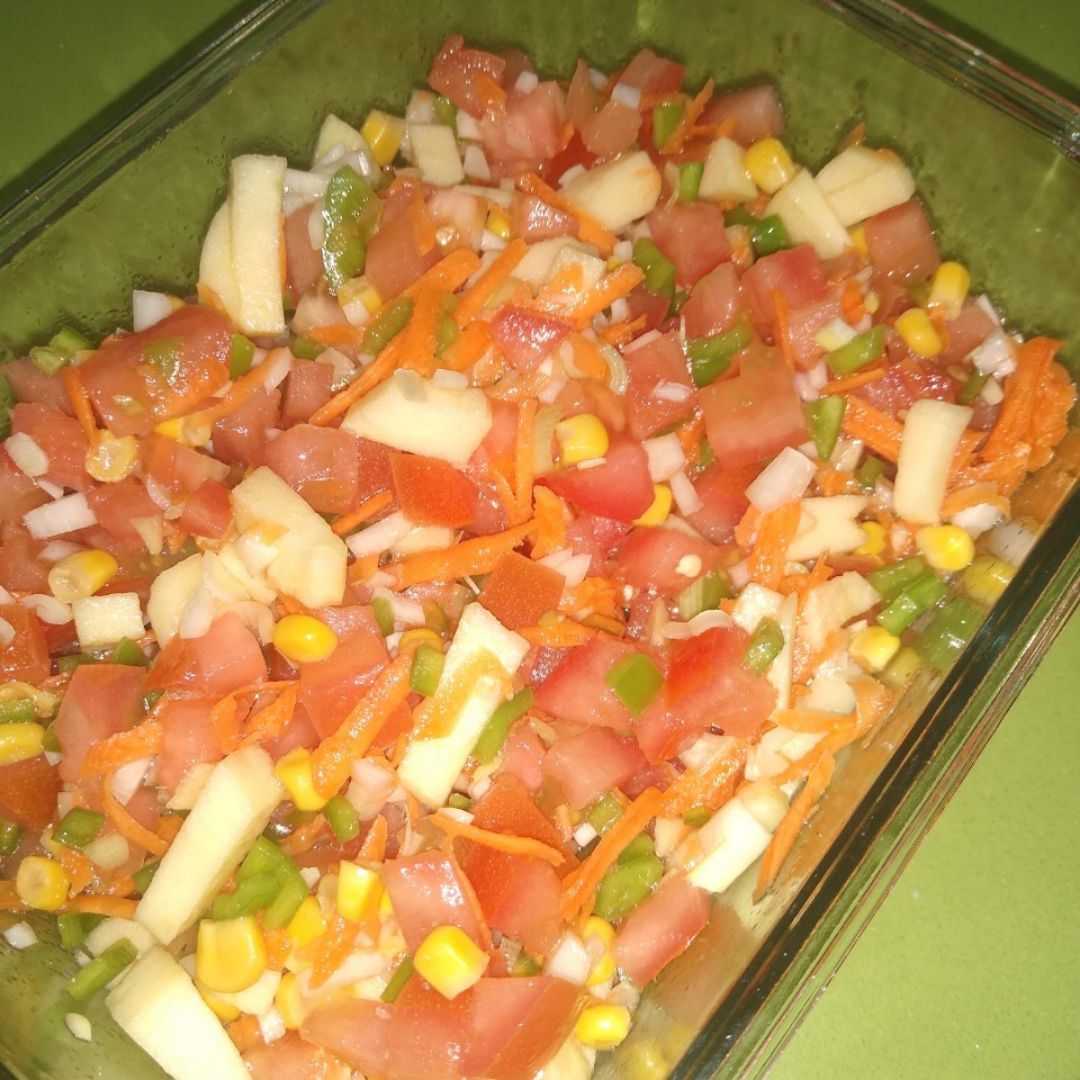 Aliño con manzana Paso 3 Aliño con manzana Paso 3