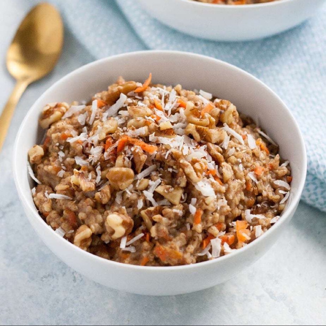 Avena horneada de carrot cake 🥕 Avena horneada de carrot cake 🥕