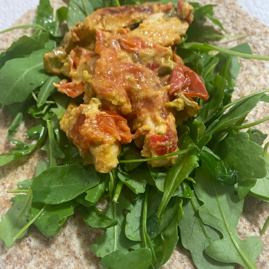 Burritos con rúcula Paso 5 Burritos con rúcula Paso 5