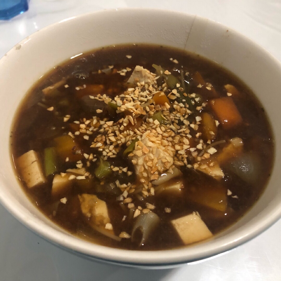 Sopa miso y verduras Sopa miso y verduras