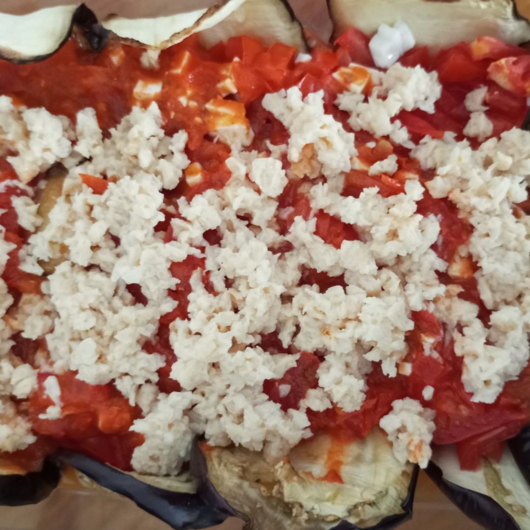 Canelones VEGANOS de berenjena 🍆 Paso 3 Canelones VEGANOS de berenjena 🍆 Paso 3