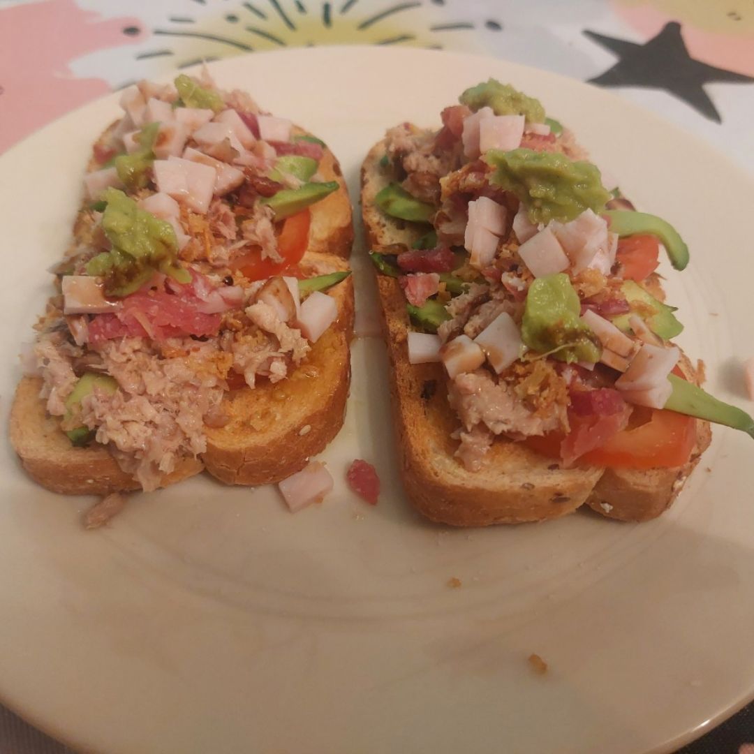 Tostas saludables. Tostas saludables.