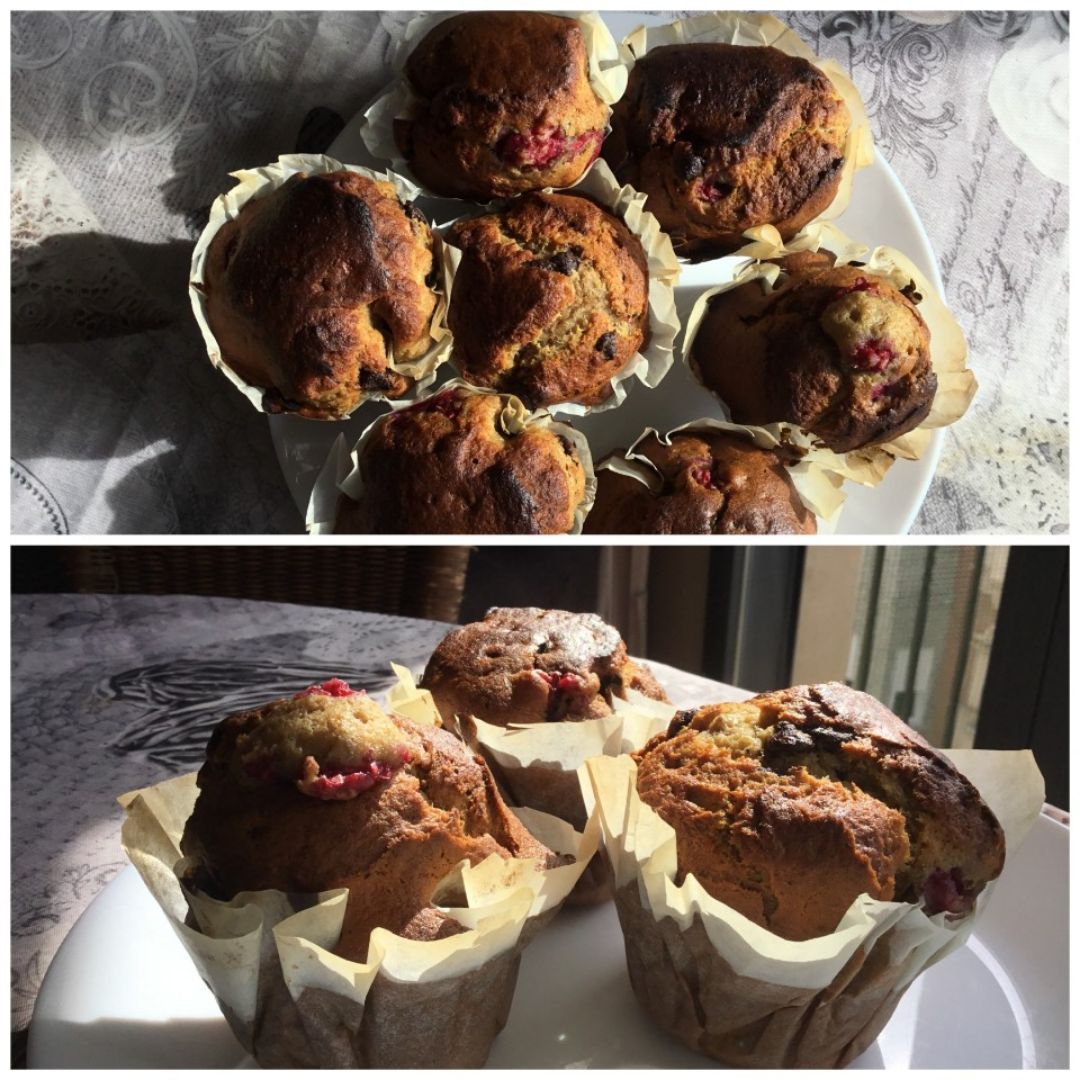 Muffins de plátano Muffins de plátano
