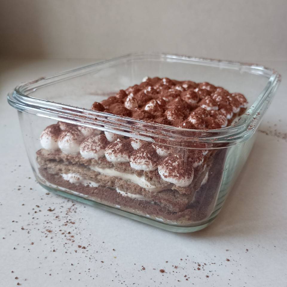 Tiramisú Exprés Proteico ☕🍰🍦 Tiramisú Exprés Proteico ☕🍰🍦