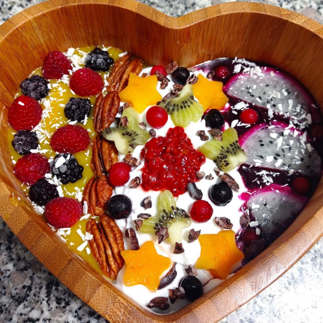 Bowl 🥣vegano lleno de antioxidantes 💚💜🤎💛🧡❤️💖 Paso 1 Bowl 🥣vegano lleno de antioxidantes 💚💜🤎💛🧡❤️💖 Paso 1