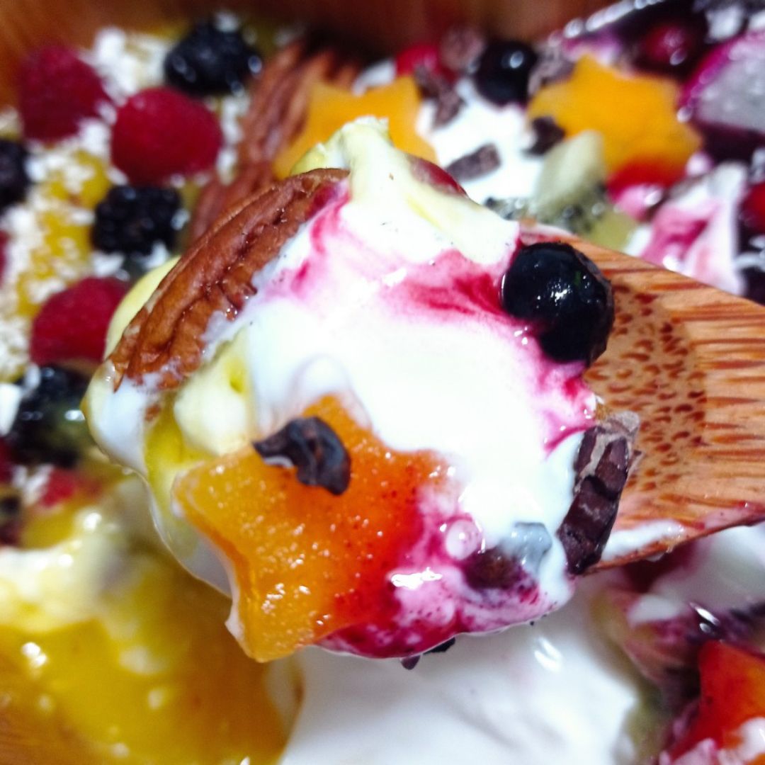Bowl 🥣vegano lleno de antioxidantes 💚💜🤎💛🧡❤️💖 Paso 1 Bowl 🥣vegano lleno de antioxidantes 💚💜🤎💛🧡❤️💖 Paso 1