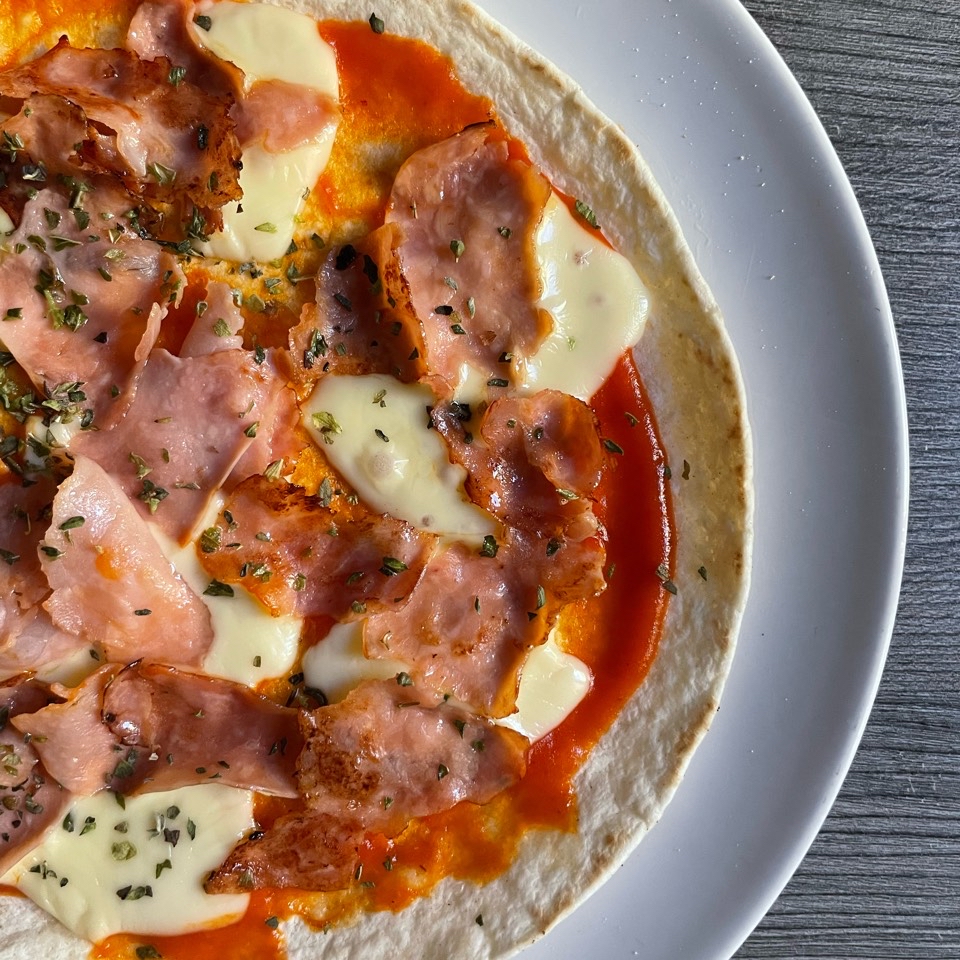 Fajipizza jamón y queso