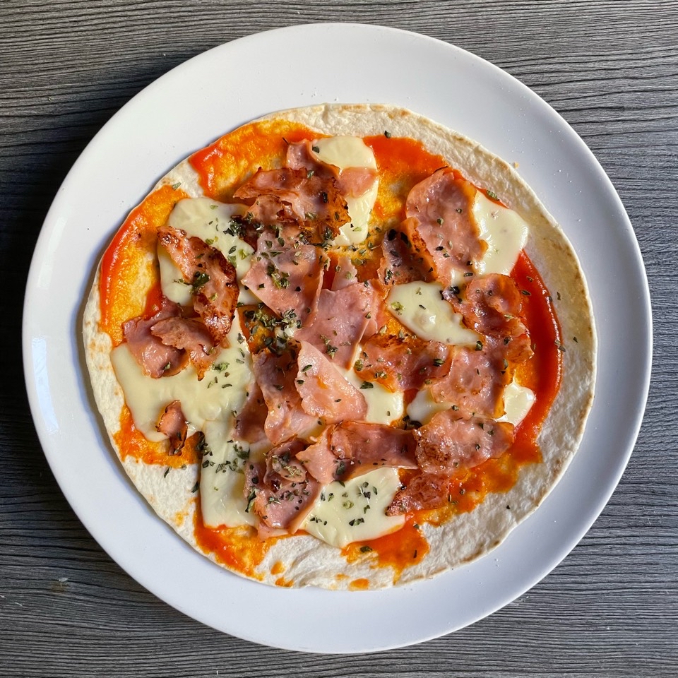 Fajipizza jamón y queso