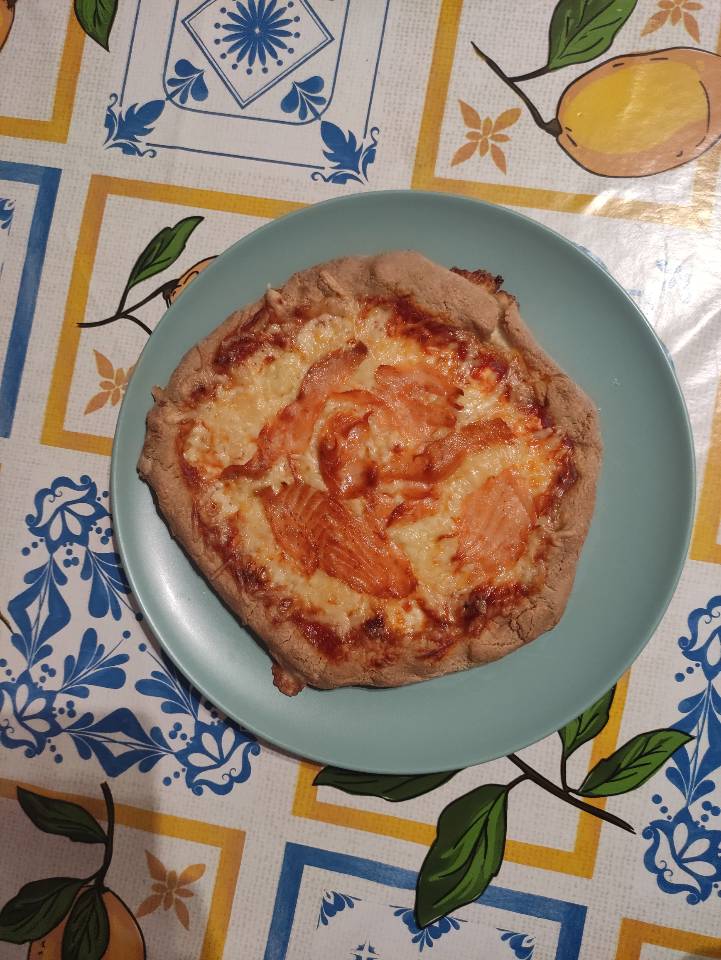 Base de pizza con solo 2 ingredientes