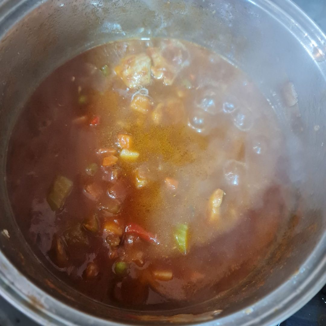 Arroz meloso con magra de cerdo Paso 2