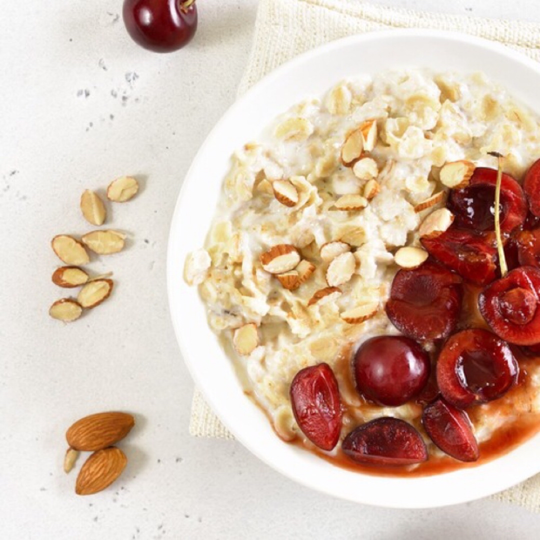 Porridge con cereza 馃崚 Porridge con cereza 馃崚