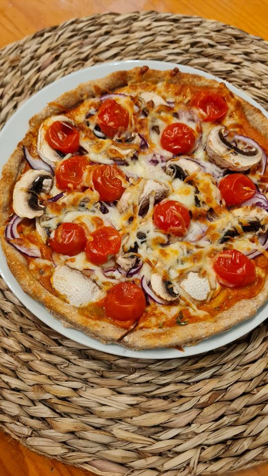 Pizza integral en Airfryer 