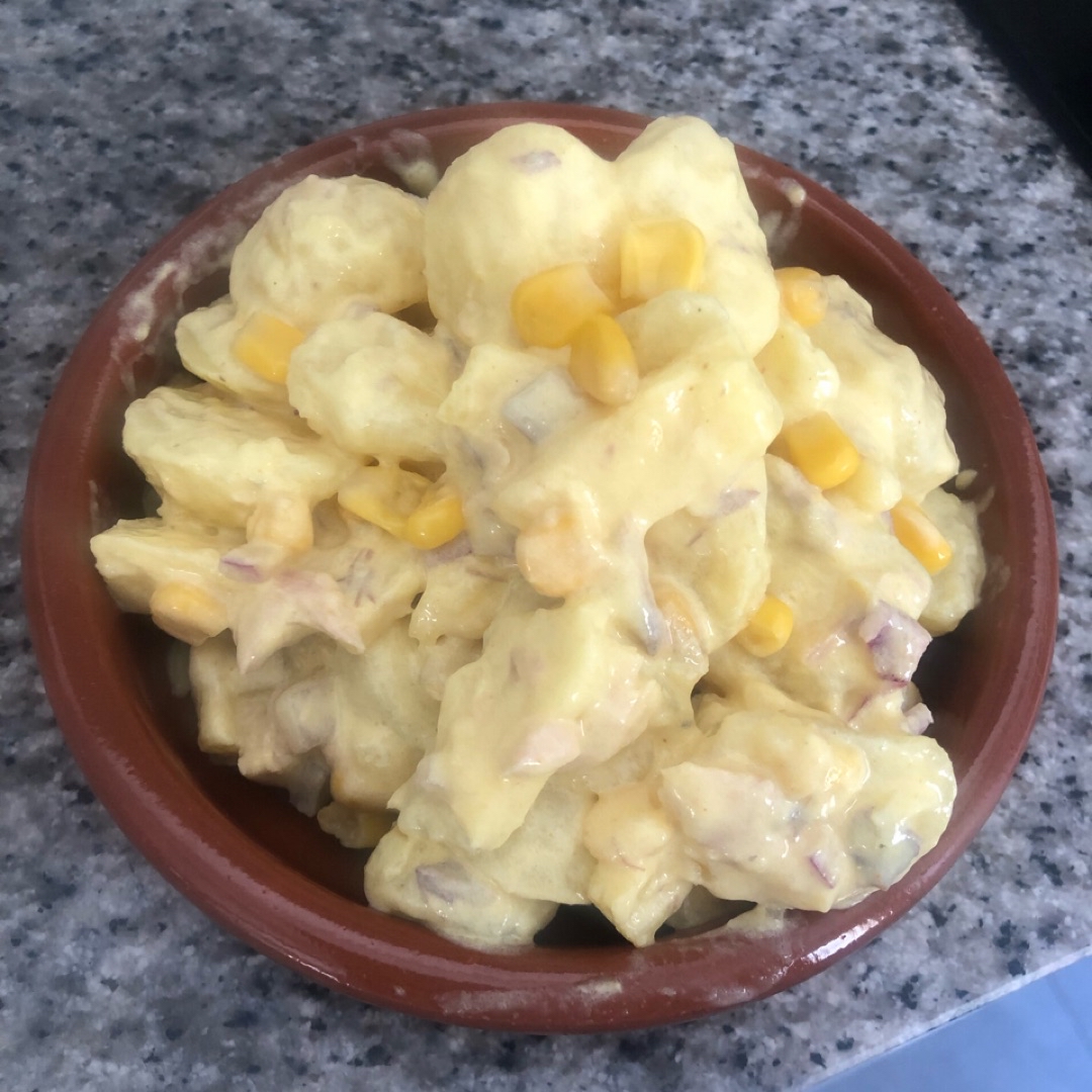 Ensalada de patata tropical 🍍🥭🏝 Ensalada de patata tropical 🍍🥭🏝