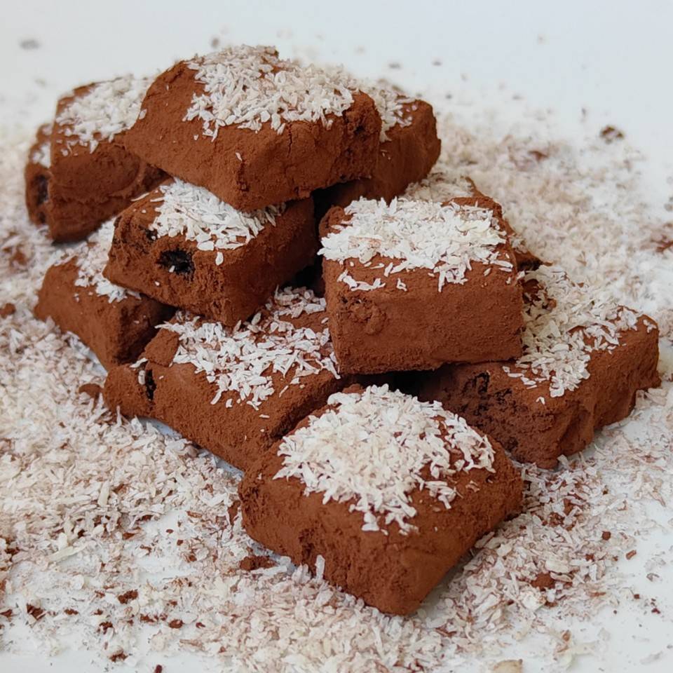 Trufas con Coco rallado Trufas con Coco rallado