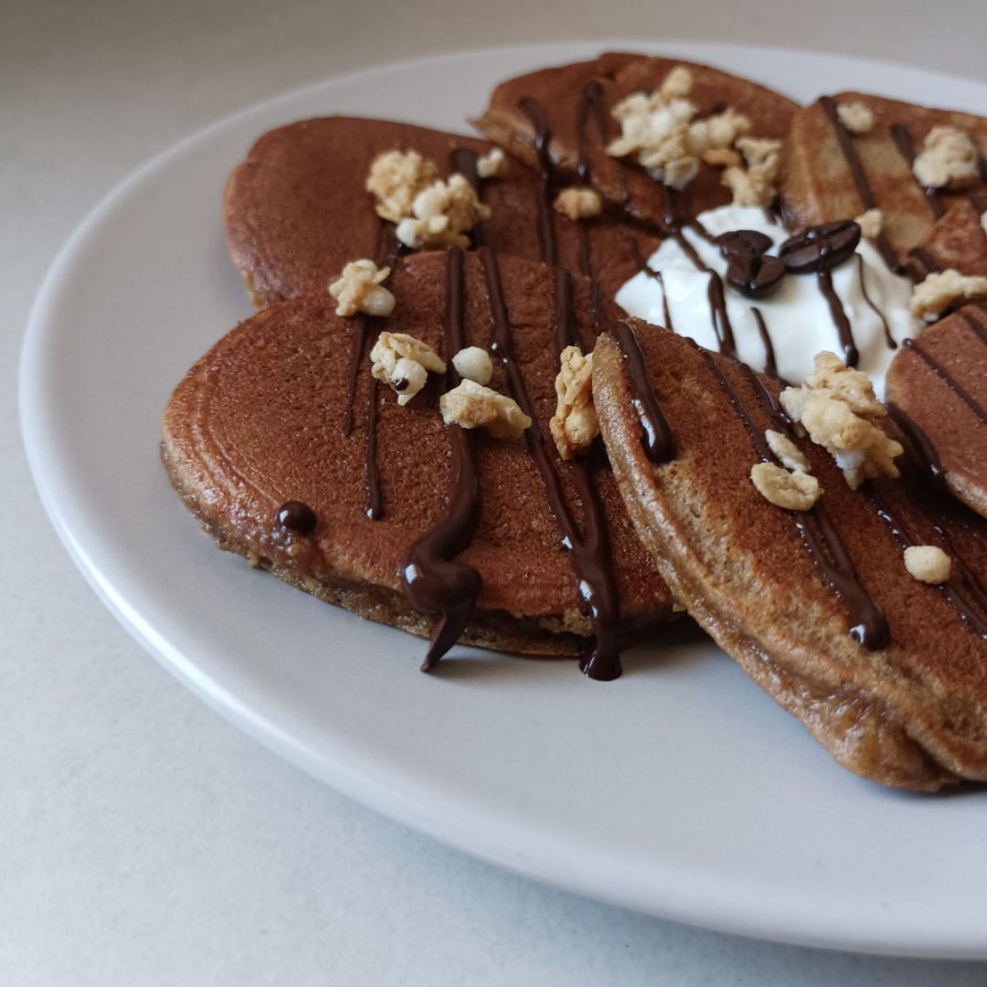 Coffee Protein Pancakes🥞☕ Paso 2 Coffee Protein Pancakes🥞☕ Paso 2