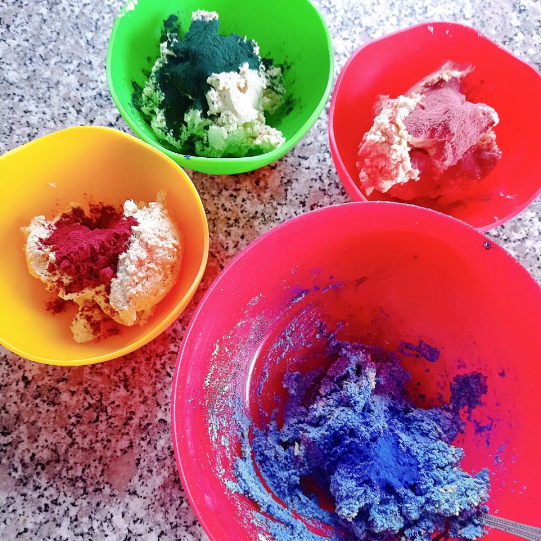 Quesos de anacardos de colores 🌈🌈 Paso 4 Quesos de anacardos de colores 🌈🌈 Paso 4