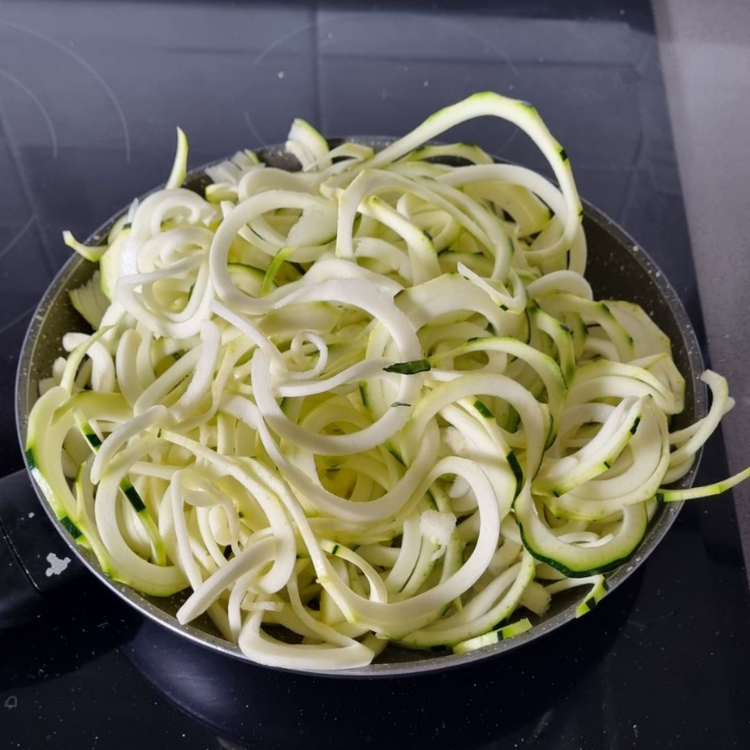 Espaguetis de calabacín  Paso 0