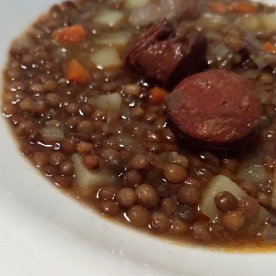 Lentejas con chorizo Lentejas con chorizo