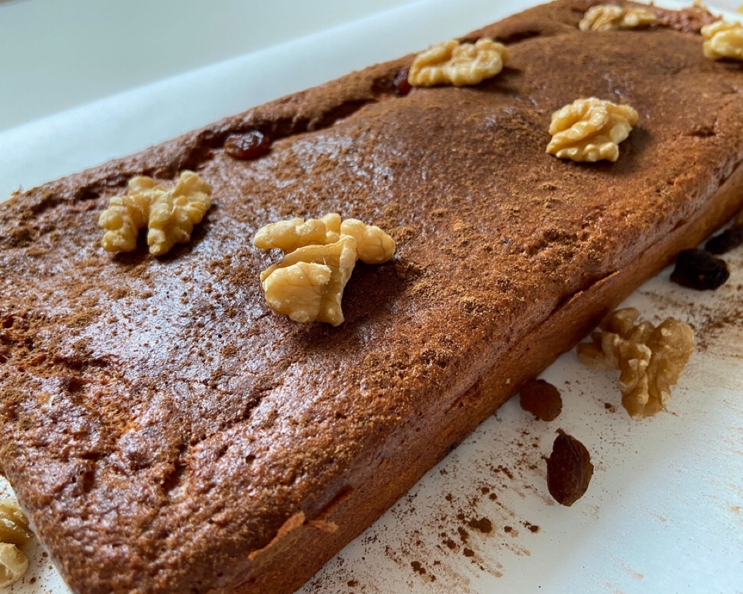 Bizcocho de avena y plátano sin gluten 