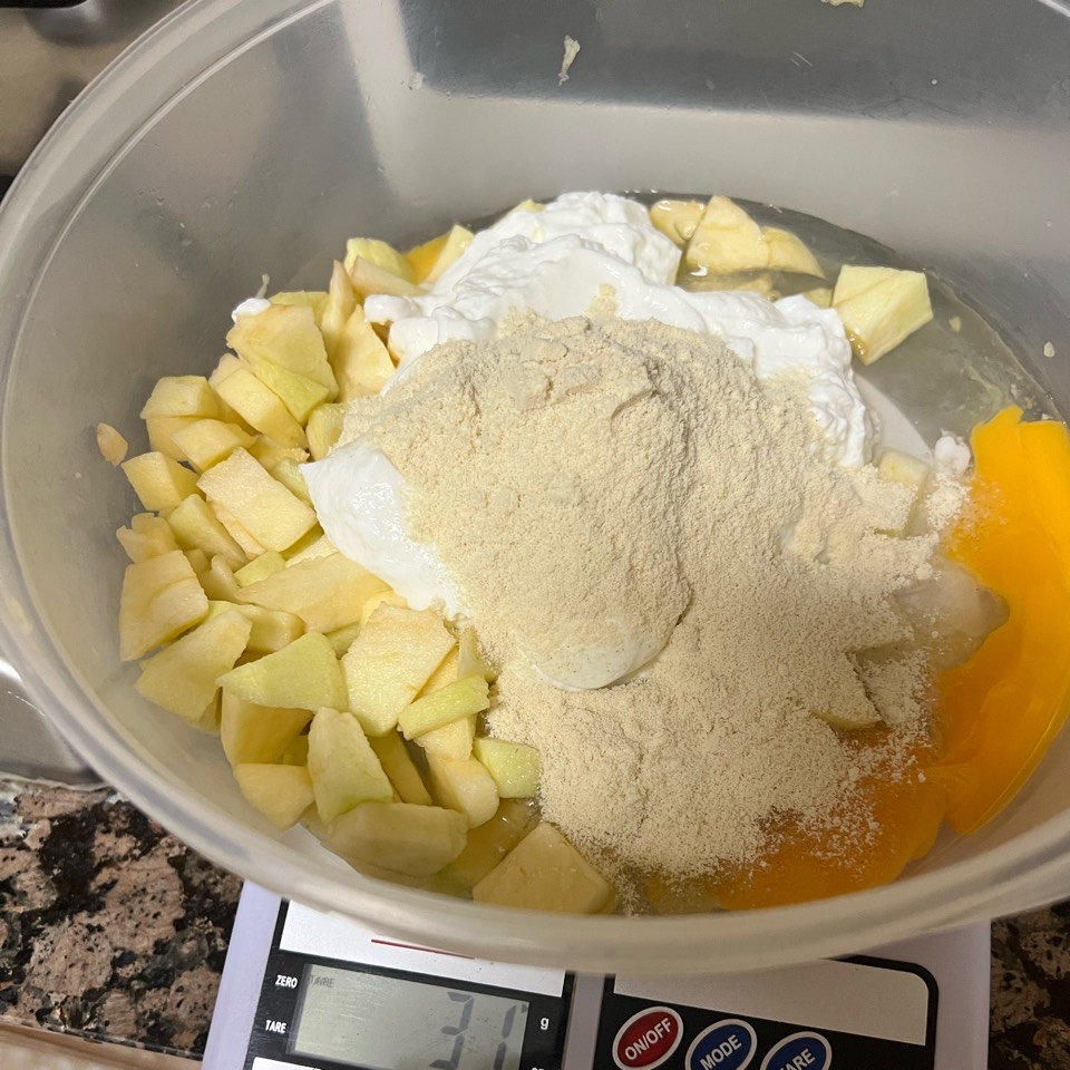 Budin de manzana 