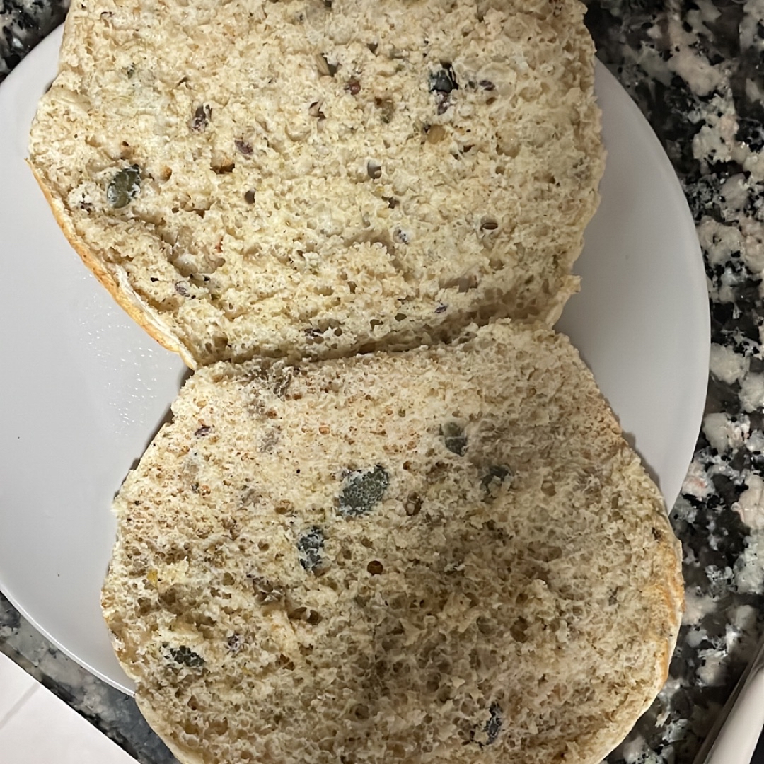 Pan (estilo pan thins) Paso 1 Pan (estilo pan thins) Paso 1