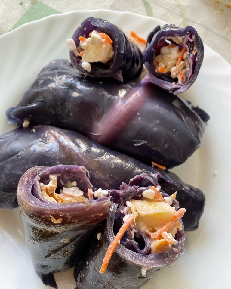 Wraps de lombarda Wraps de lombarda