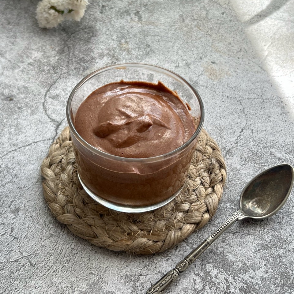 Mousse de chocolate vegano Mousse de chocolate vegano