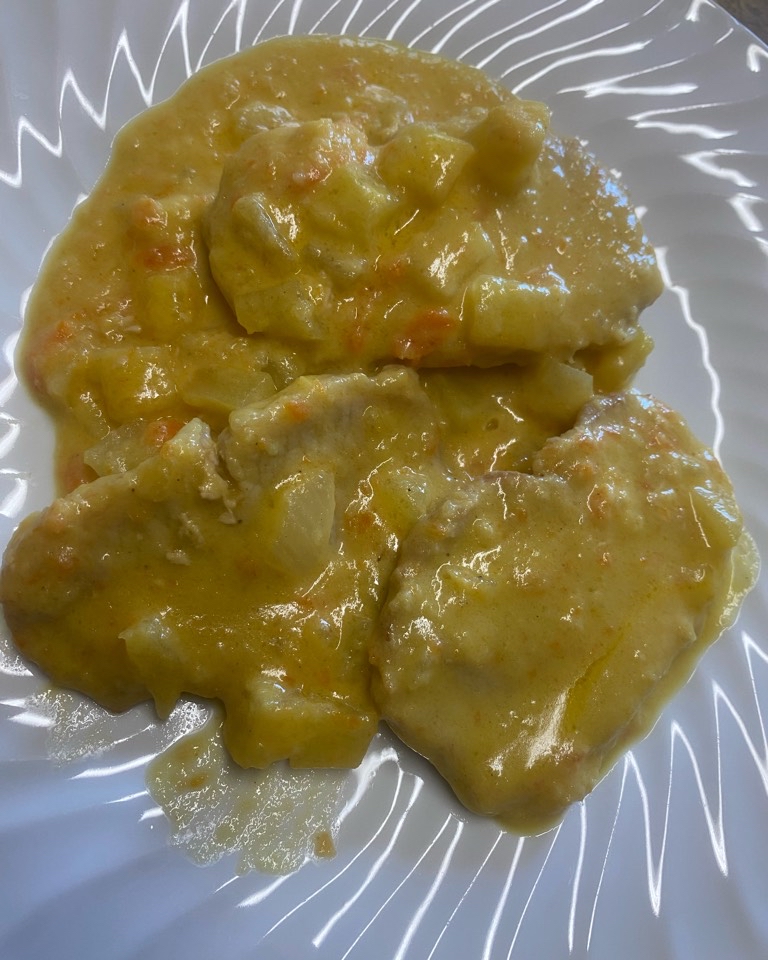 Lomo ibérico con salsa de frutas 🥭 🍐 Lomo ibérico con salsa de frutas 🥭 🍐