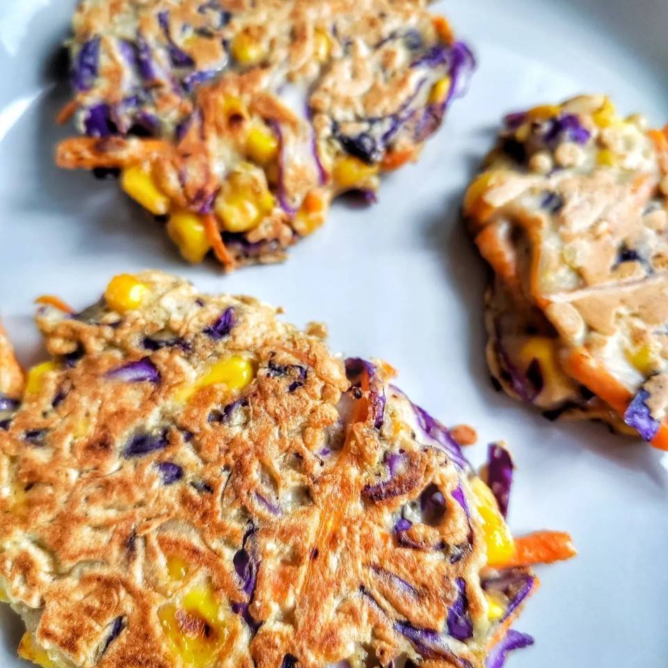 Tortitas rústicas de vegetales Tortitas rústicas de vegetales
