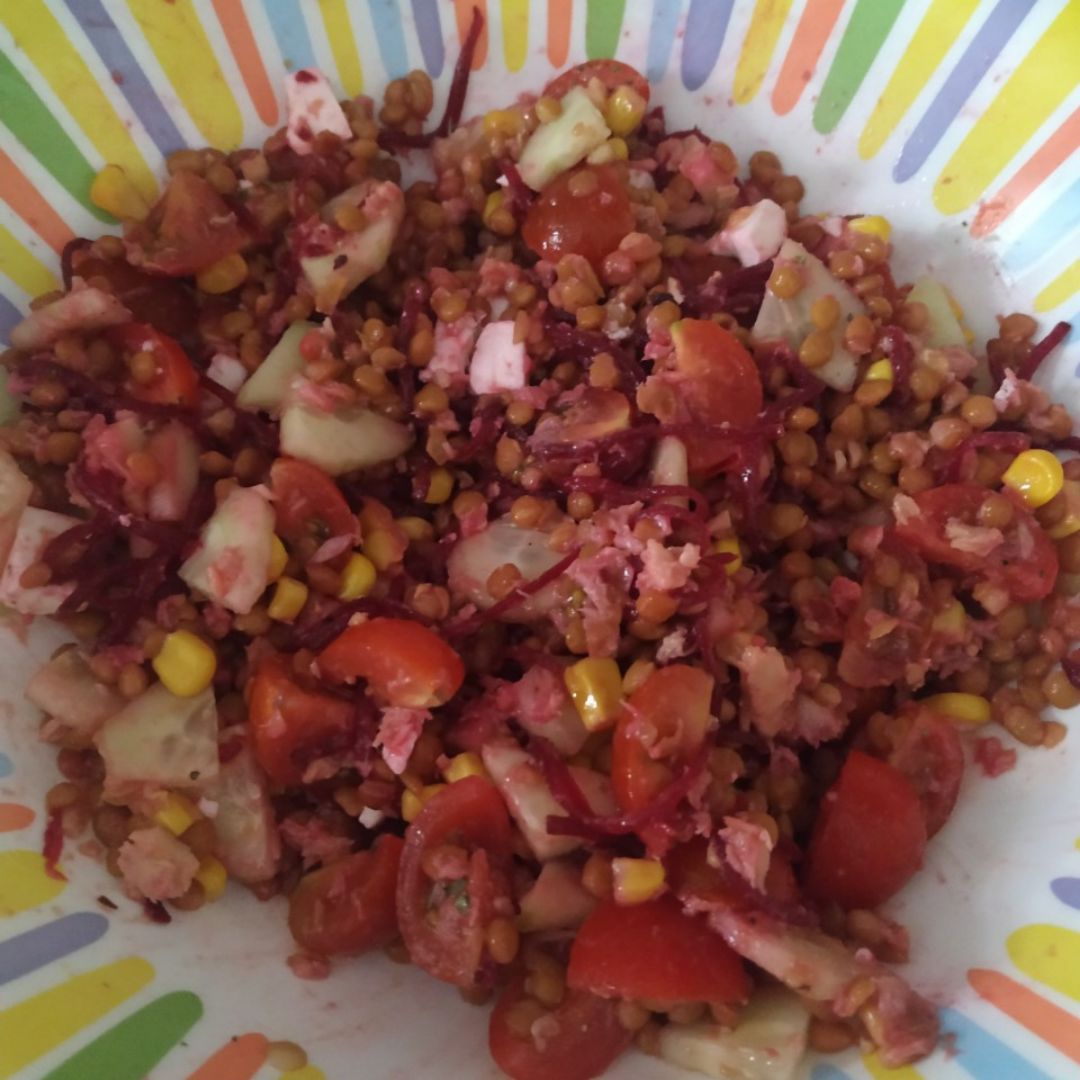 Ensalada de lentejas 