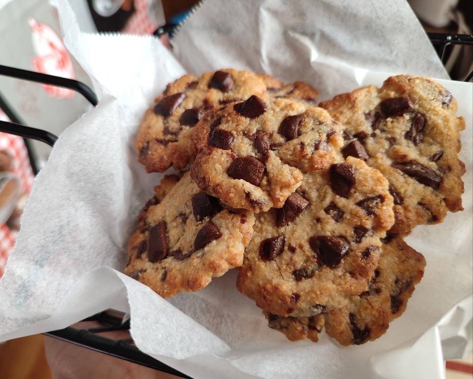 Chips ahoy en 4 minutos en airfryer.