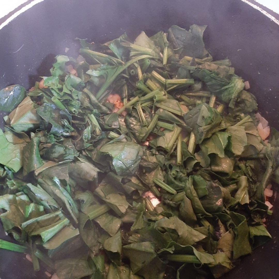Alubias blancas con espinacas Paso 1 Alubias blancas con espinacas Paso 1